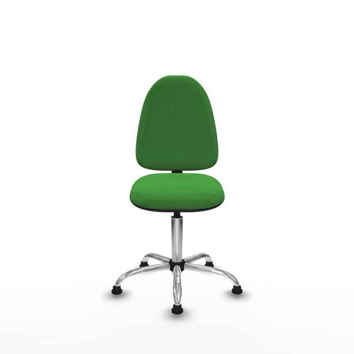 PIQUERAS Y CRESPO Silla de oficina Aýna Verde con Base Cromada