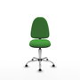 PIQUERAS Y CRESPO Silla de oficina Aýna Verde con Base Cromada