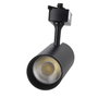 Foco de Carril Monofásico 30W COB CCT Negro Regulable 3000-6000K
