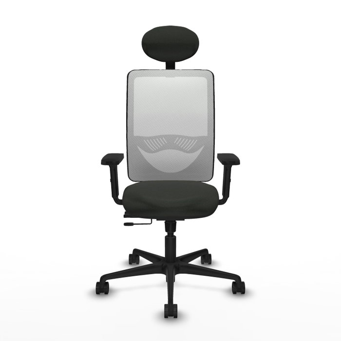 PIQUERAS Y CRESPO Silla de oficina Zulema con mecanismo Sincro/Traslack, Negro/Blanco PIQUERAS Y CRESPO Silla de oficina Zulema con mecanismo Sincro/Traslack, Negro/Blanco