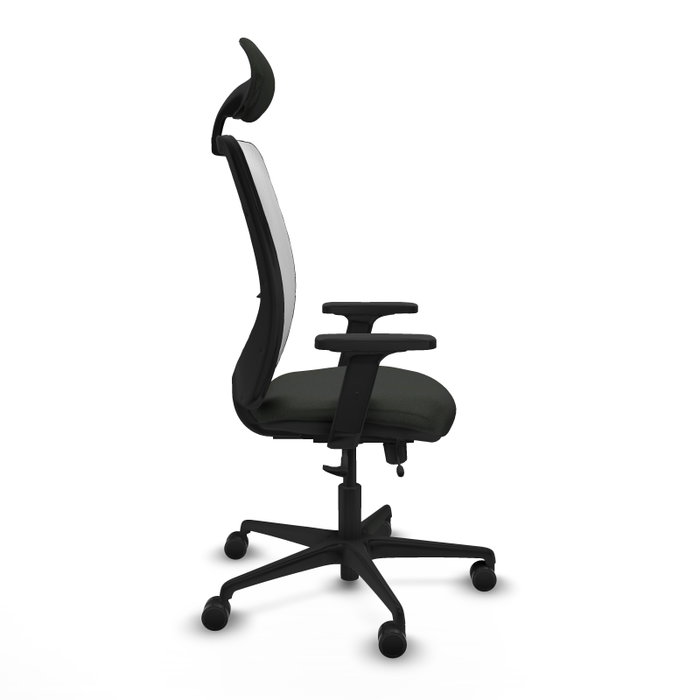 PIQUERAS Y CRESPO Silla de oficina Zulema con mecanismo Sincro/Traslack, Negro/Blanco PIQUERAS Y CRESPO Silla de oficina Zulema con mecanismo Sincro/Traslack, Negro/Blanco