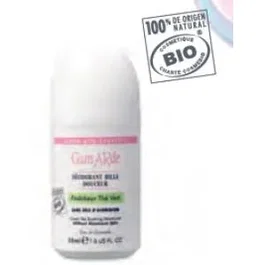 GAMARDE Desodorante Roll-On Té Verde Bio 50ml - Sin Sales de Aluminio, para Pieles Sensibles