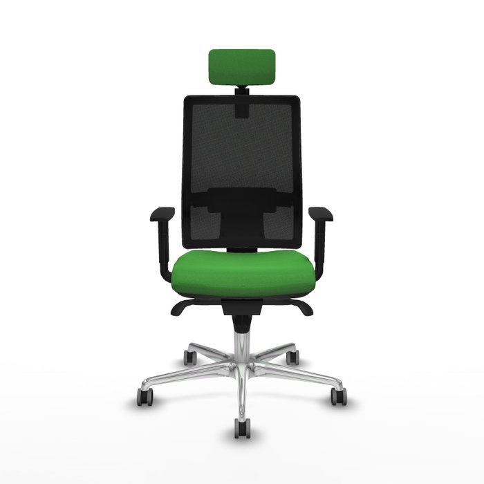 PIQUERAS Y CRESPO Silla de oficina Horna con mecanismo Sincro, Verde y Negro PIQUERAS Y CRESPO Silla de oficina Horna con mecanismo Sincro, Verde y Negro