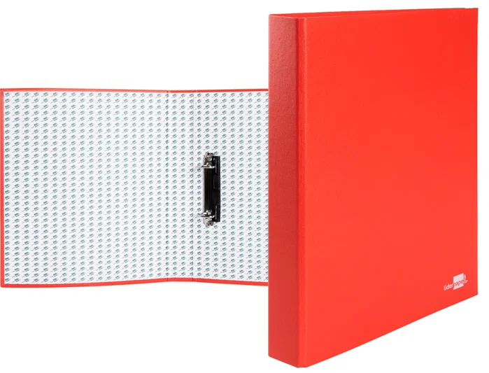 Liderpapel Carpeta de 2 anillas 25mm Roja Folio