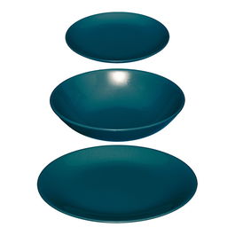 Secret Of Gourmet Vajilla 18 Piezas Cerámica Azul Ø26 cm