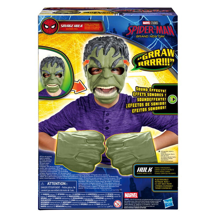 HASBRO Máscara Electrónica Savage Hulk con Sonido HASBRO Máscara Electrónica Savage Hulk con Sonido