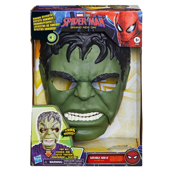 HASBRO Máscara Electrónica Savage Hulk con Sonido HASBRO Máscara Electrónica Savage Hulk con Sonido