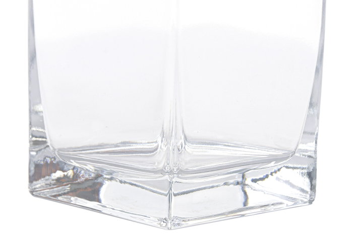 DKD Home Decor Jarrón de Cristal Transparente 10,5x10,5x20 cm DKD Home Decor Jarrón de Cristal Transparente 10,5x10,5x20 cm