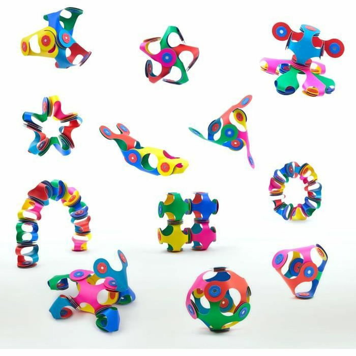 Gipsy Toys Tiny & Mighty CLIXO - Juego de construcción magnético de 9 piezas