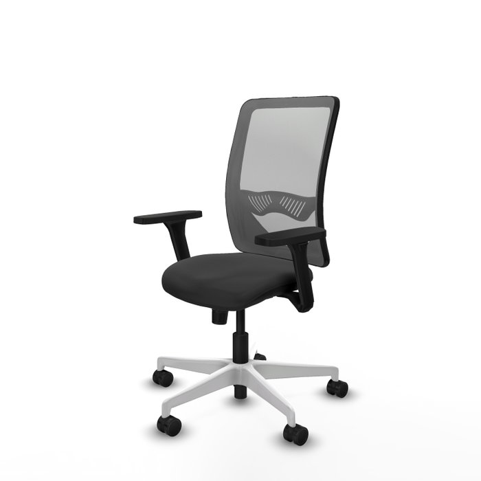 PIQUERAS Y CRESPO Silla de oficina Zulema con Mecanismo Sincro, Brazos 3D y Malla Gris PIQUERAS Y CRESPO Silla de oficina Zulema con Mecanismo Sincro, Brazos 3D y Malla Gris