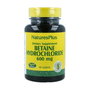 Natures Plus Betaína HCL 600 mg, 90 comprimidos
