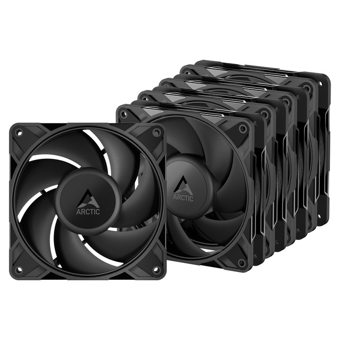 ARCTIC P12 Pro PST Pack de 5 Ventiladores de 12 cm Negro ARCTIC P12 Pro PST Pack de 5 Ventiladores de 12 cm Negro