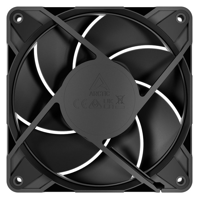 ARCTIC P12 Pro PST Ventilador para PC, 12 cm PWM, Pack de 5, Negro