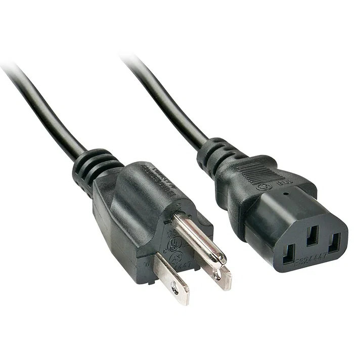 Lindy 30338 Cable de transmisión 2 m Negro IEC C13 Hembra Acoplador a IEC C13 Hembra Acoplador Recto