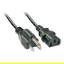 LINDY 30338 Cable de Alimentación IEC a Red Eléctrica US 3 Pin 18AWG Negro 2m