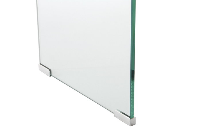 DKD Home Decor Consola de Cristal Templado Transparente 128x46.5x87 cm DKD Home Decor Consola de Cristal Templado Transparente 128x46.5x87 cm