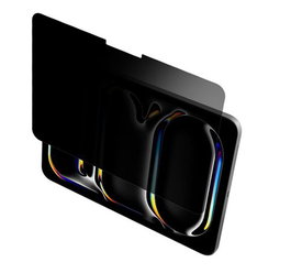eSTUFF Filtro de privacidad adhesivo lavable para iPad Pro 11" 2025/2024 - bloqueo lateral 60° y reducción luz azul