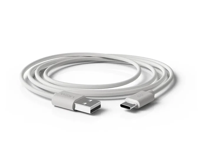 Groovy Cable USB-A a USB-C 1,5 m Blanco - Carga y Sincronización para Dispositivos Android, Cámaras Digitales y Más