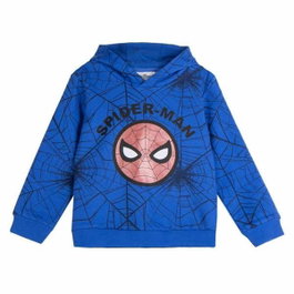 Cerdá Sudadera Con Capucha Cotton Brushed Spiderman 4 Años Azul