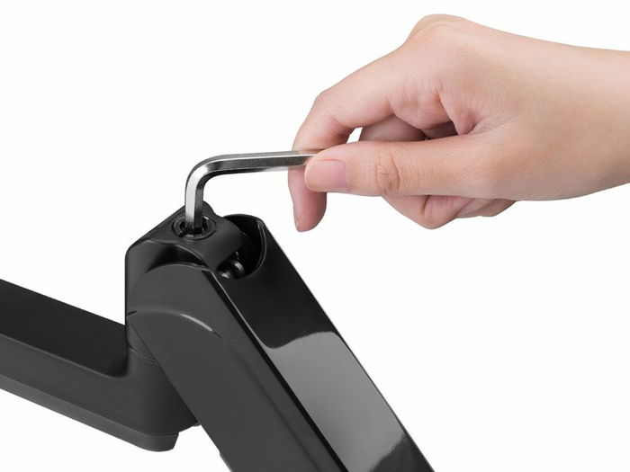 Equip Soporte de Monitor para Mesa con Abrazadera VESA 75x75 / 100x100, Pantalla 13" a 32", Ajuste de Inclinación -35° a 35°, Negro