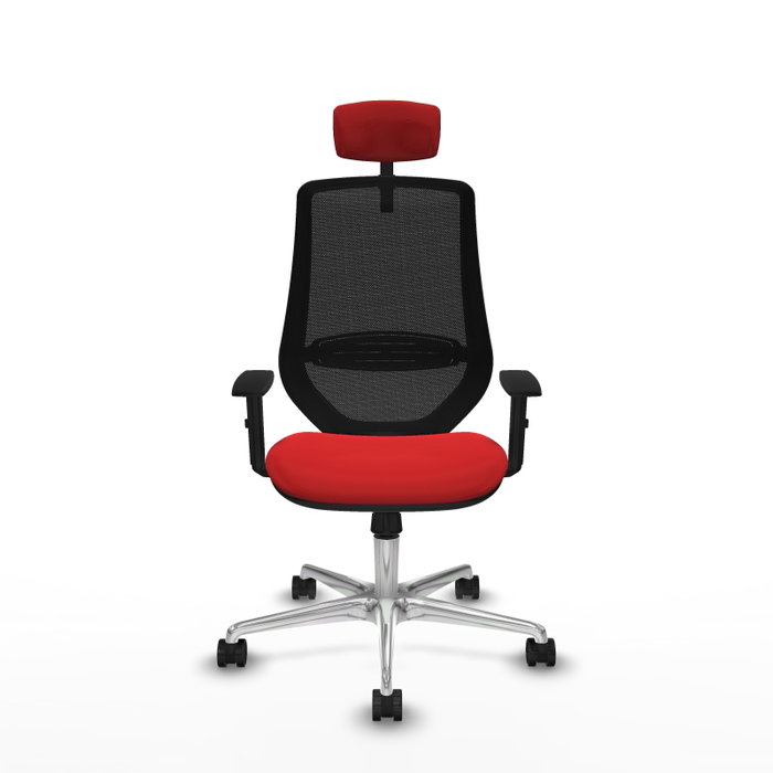 PIQUERAS Y CRESPO Silla de oficina Mardos con Mecanismo Sincro Rojo y Negro PIQUERAS Y CRESPO Silla de oficina Mardos con Mecanismo Sincro Rojo y Negro