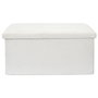 Home Deco Factory Banco Puf Plegable Scott Beige Cocooning 76x38x38 cm