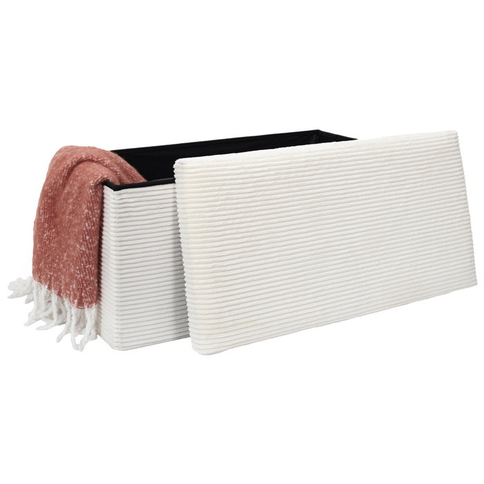 Home Deco Factory Banco-puf Plegable Scott Beige Home Deco Factory Banco-puf Plegable Scott Beige