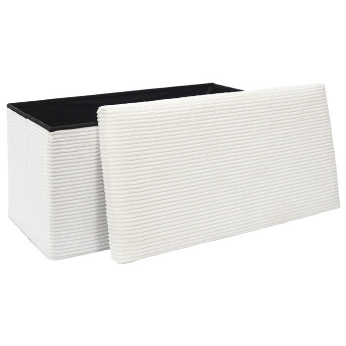 Home Deco Factory Banco-puf Plegable Scott Beige Home Deco Factory Banco-puf Plegable Scott Beige