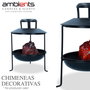 Aktive Estufa eléctrica decorativa LED Ambients estilo brasero
