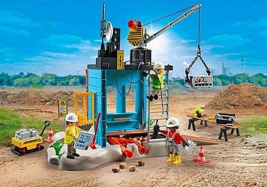 Playmobil Obreros y obra - 71650