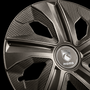 Momo Tapacubos Blade Mate Hematite Carbono 15 - Juego de 4