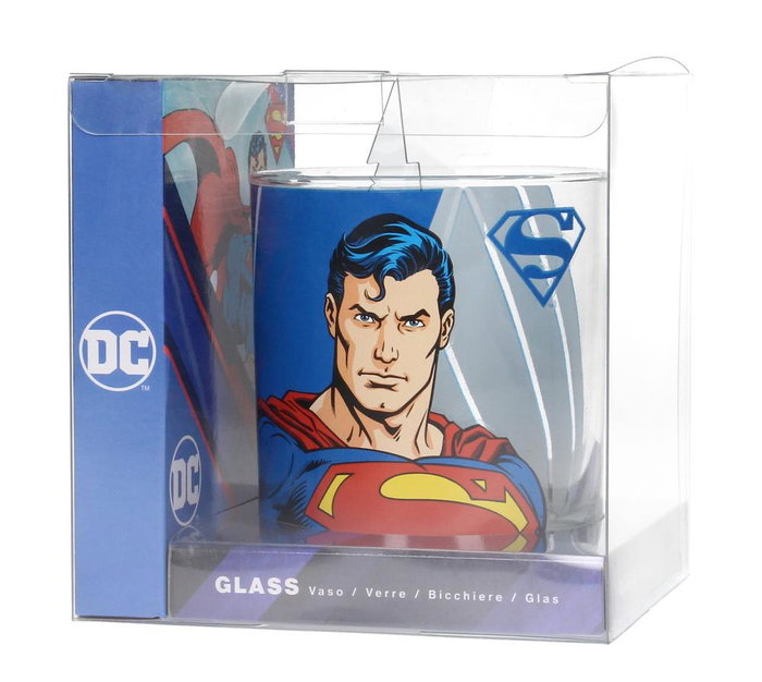 Vaso cristal superman dc comics