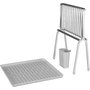 Brabantia Escurridor de platos plegable pequeño Gris claro
