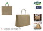 Algon Set 3 Bolsas Papel Kraft 32 cm x 20 cm x 26 cm (24 Unidades)