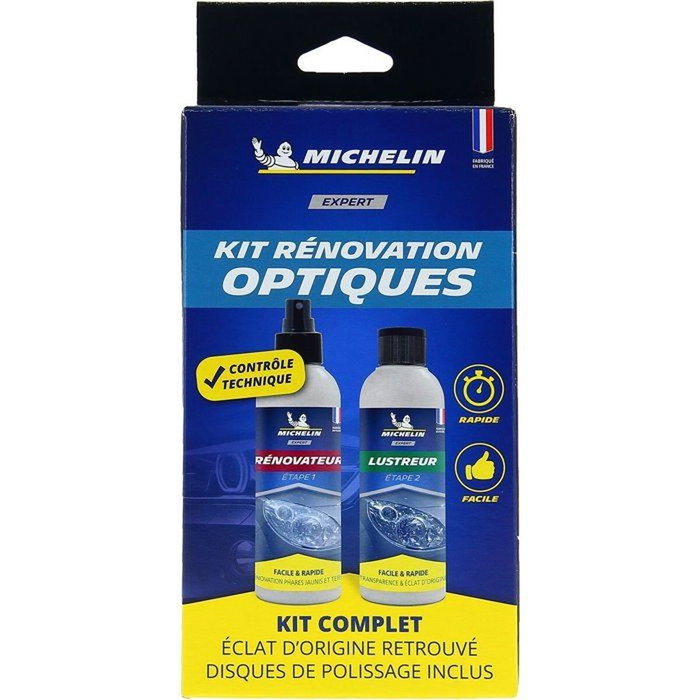 Michelin Kit experto para la renovación óptica de faros Michelin Kit experto para la renovación óptica de faros