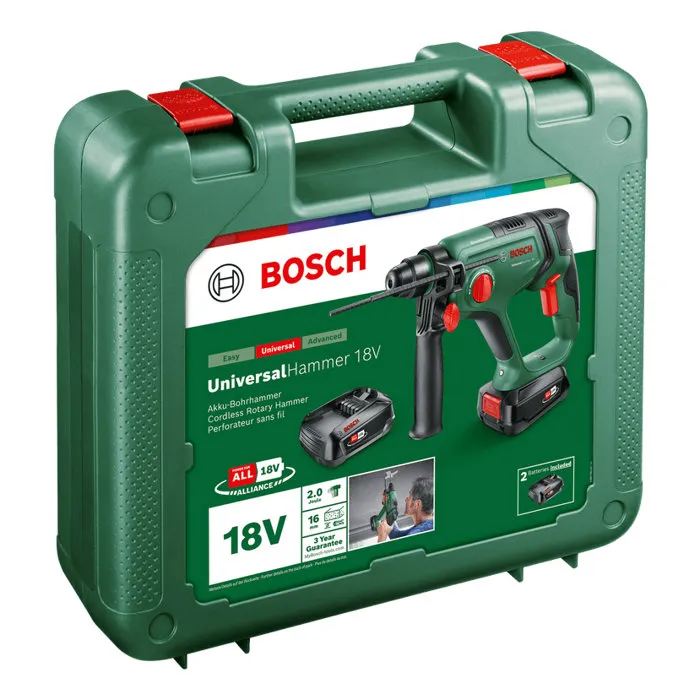 Bosch Taladro Percutor 18V (2x2,5 Ah + AL 18V-20) UniversalHammer
