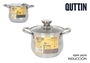 Inde Olla 18 cm Acero Inoxidable con Tapa 3 Litros "New Neron" (4 Unidades)