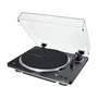 Audio-Technica AT-LP70XBT Tocadiscos de transmisión por correa Negro y Plata, Automático (33 1/3 y 45 RPM), Bluetooth 5.2, con Protector anti polvo