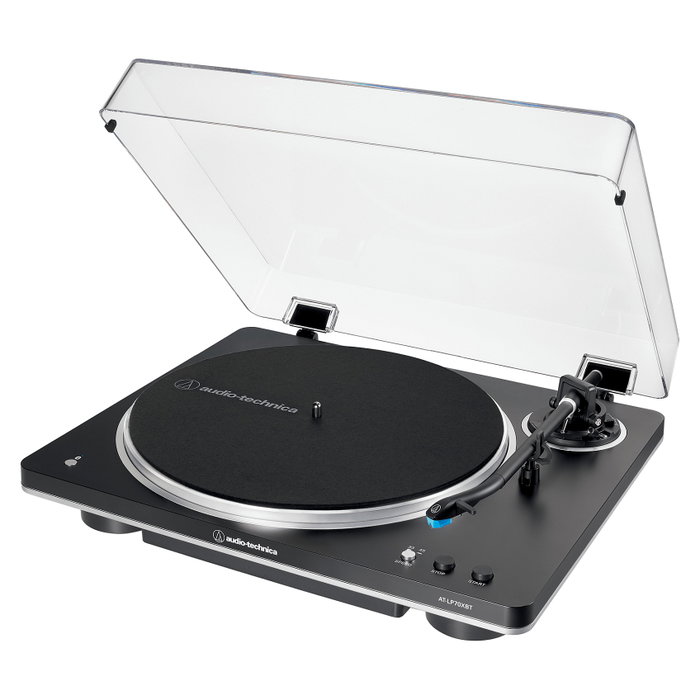 Audio-Technica AT-LP70XBT Tocadiscos Bluetooth Negro/Plata Audio-Technica AT-LP70XBT Tocadiscos Bluetooth Negro/Plata