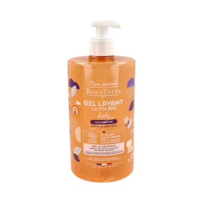 Beauterra BIO BEBÉ Gel de Ducha Sin Perfume con Aloe Vera 750ml