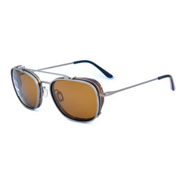 Vuarnet VL18040002-SUNCLIP Gafas de vista con clip on solar marrón