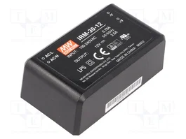 MEAN WELL IRM-30-12 Convertidor AC/DC 30W 12V DC