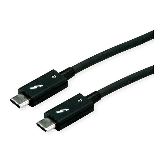 ROLINE Cable Thunderbolt 4 USB C a USB C 40G Negro ROLINE Cable Thunderbolt 4 USB C a USB C 40G Negro