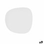 Bidasoa Plato Irregular Porcelana Fosil Blanco (9 Unidades) 21,1x20,3x2,3 cm
