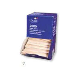 Ventol 75092 Agitador de Madera de un Solo Uso Caja de 12000 unidades, para hostelería y laboratorio