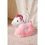 Gipsy Toys Bolso de peluche de unicornio Rosa / Blanco