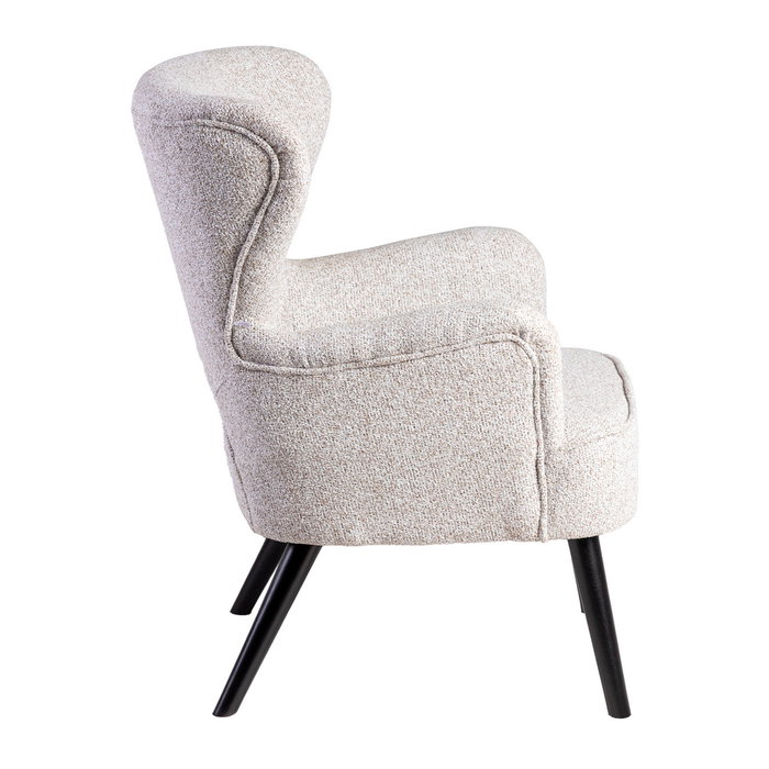 Sillón Jaspeado Crudo Tejido-Madera 70 X 74 X 90 cm Sillón Jaspeado Crudo Tejido-Madera 70 X 74 X 90 cm