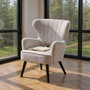 Sillón Jaspeado Crudo Tejido-Madera 70 X 74 X 90 cm