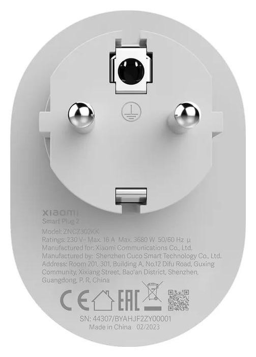 Xiaomi Mi Smart Plug 2 WiFi Blanco