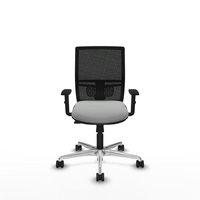 PIQUERAS Y CRESPO Silla de oficina Yunquera Gris claro y Negro PIQUERAS Y CRESPO Silla de oficina Yunquera Gris claro y Negro